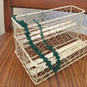 ♥ LAST CALL Chunky green glass necklace